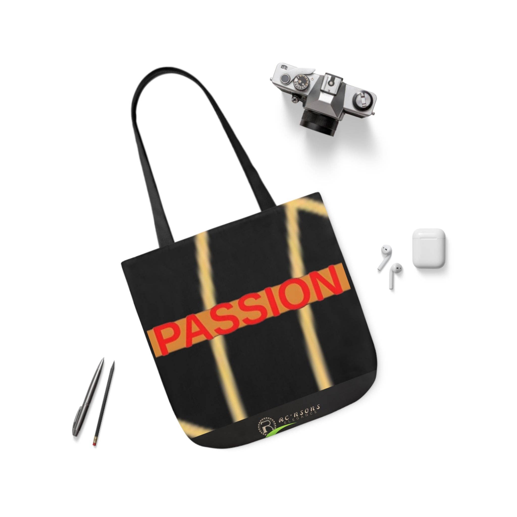 RC'nSONS - Wholesale Tote Bag - Women's - Passion Canvas Tote Bag, 5-Color Straps16