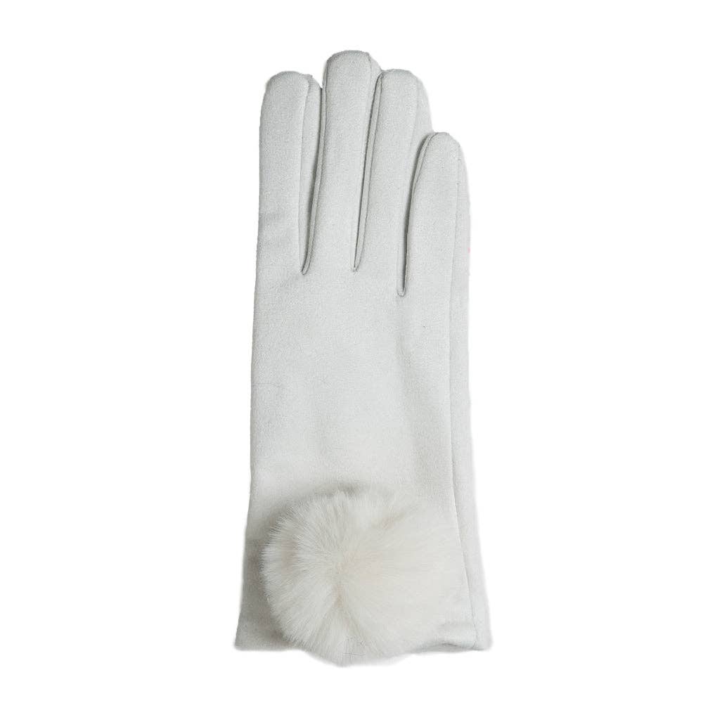 Top It Off - Wholesale Gloves - Women's - Mariah Glove with Oversized Pom Pom -Warm & Chic - Winter 20251