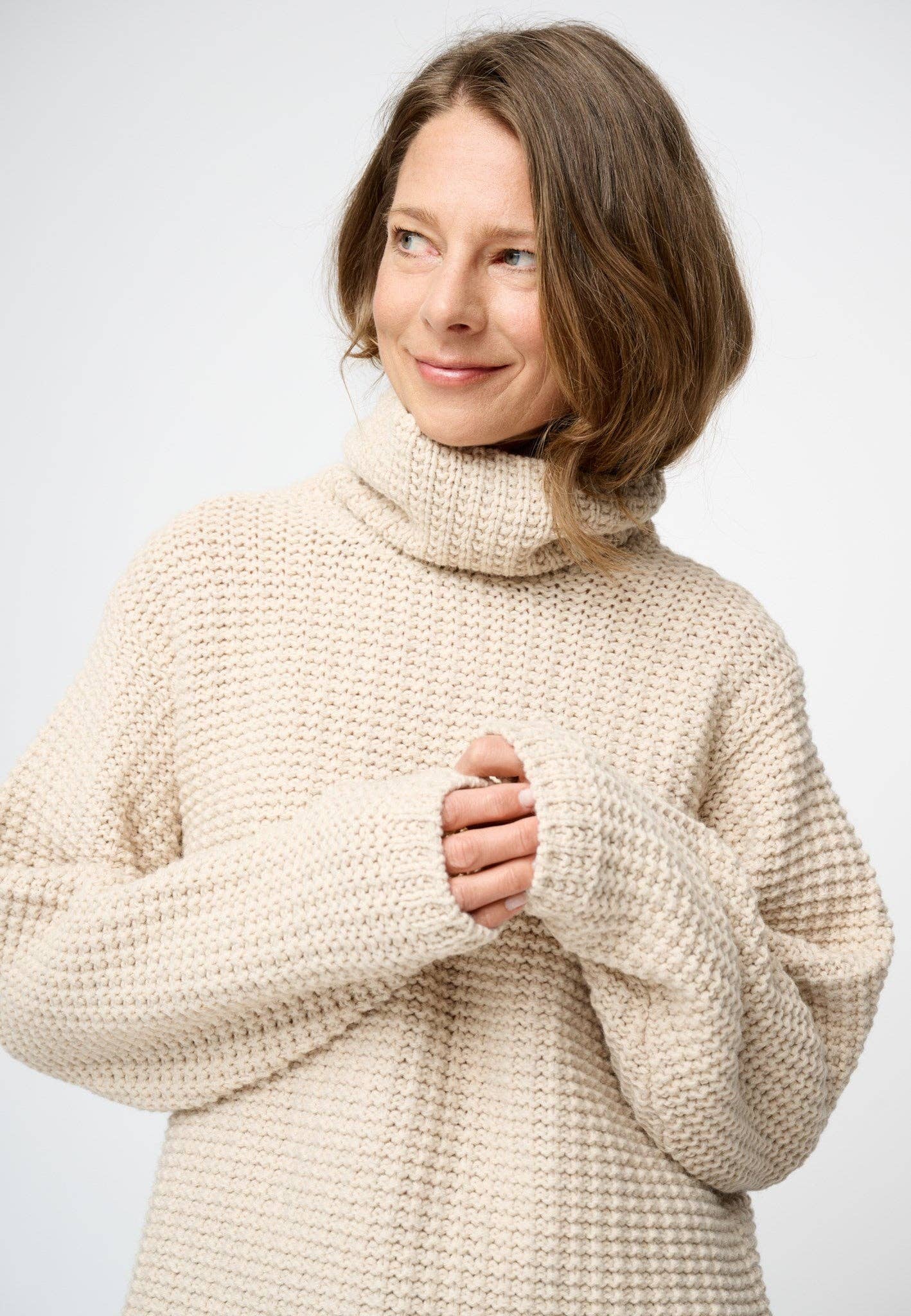 havermout eerlijk gebreide wol voor groothandel op Faire0