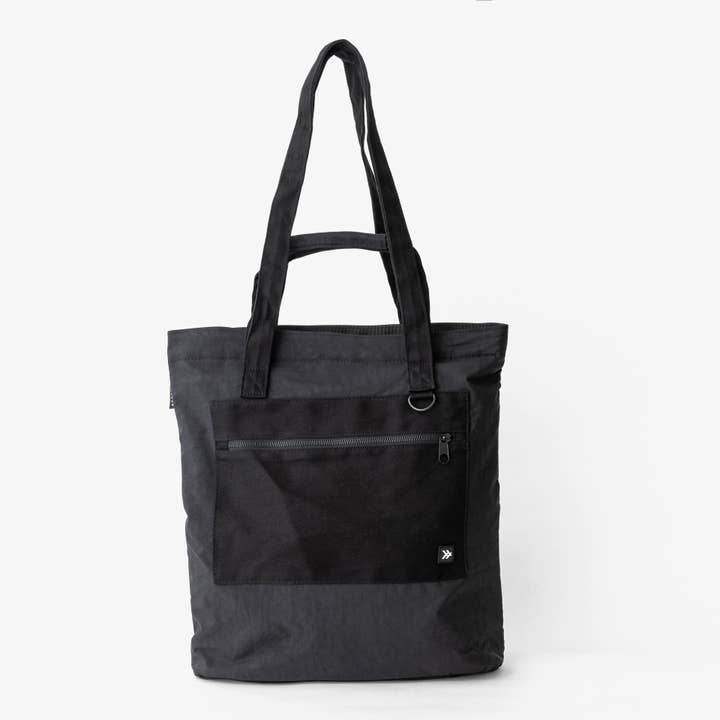 Black Utility Tote Bag for wholesale by Thread