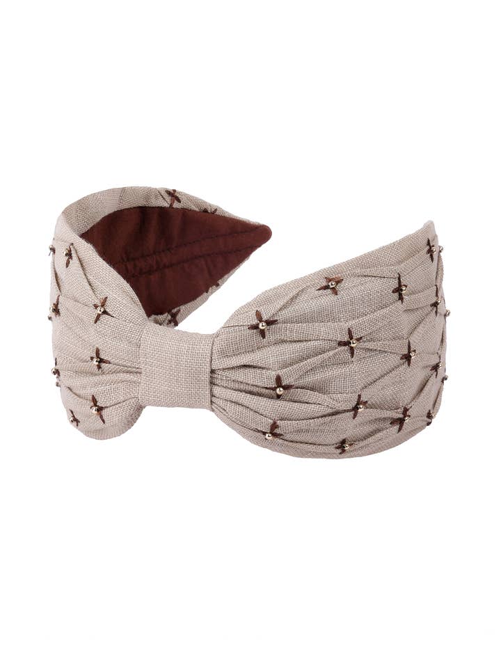 Mit Netz verziertes Stirnband für den Großhandel von Namjosh