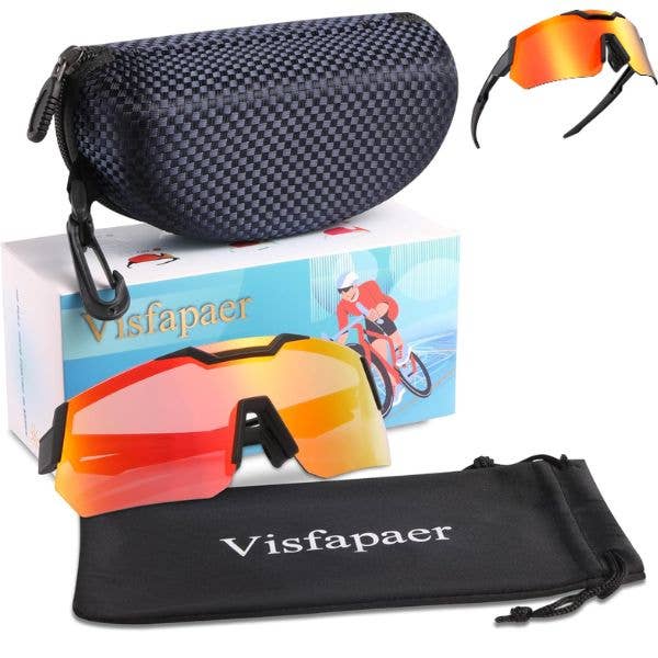 Visfa Extreme Sporting Sunglasses - Colors Vary for wholesale by St. Louis Wholesale LLC