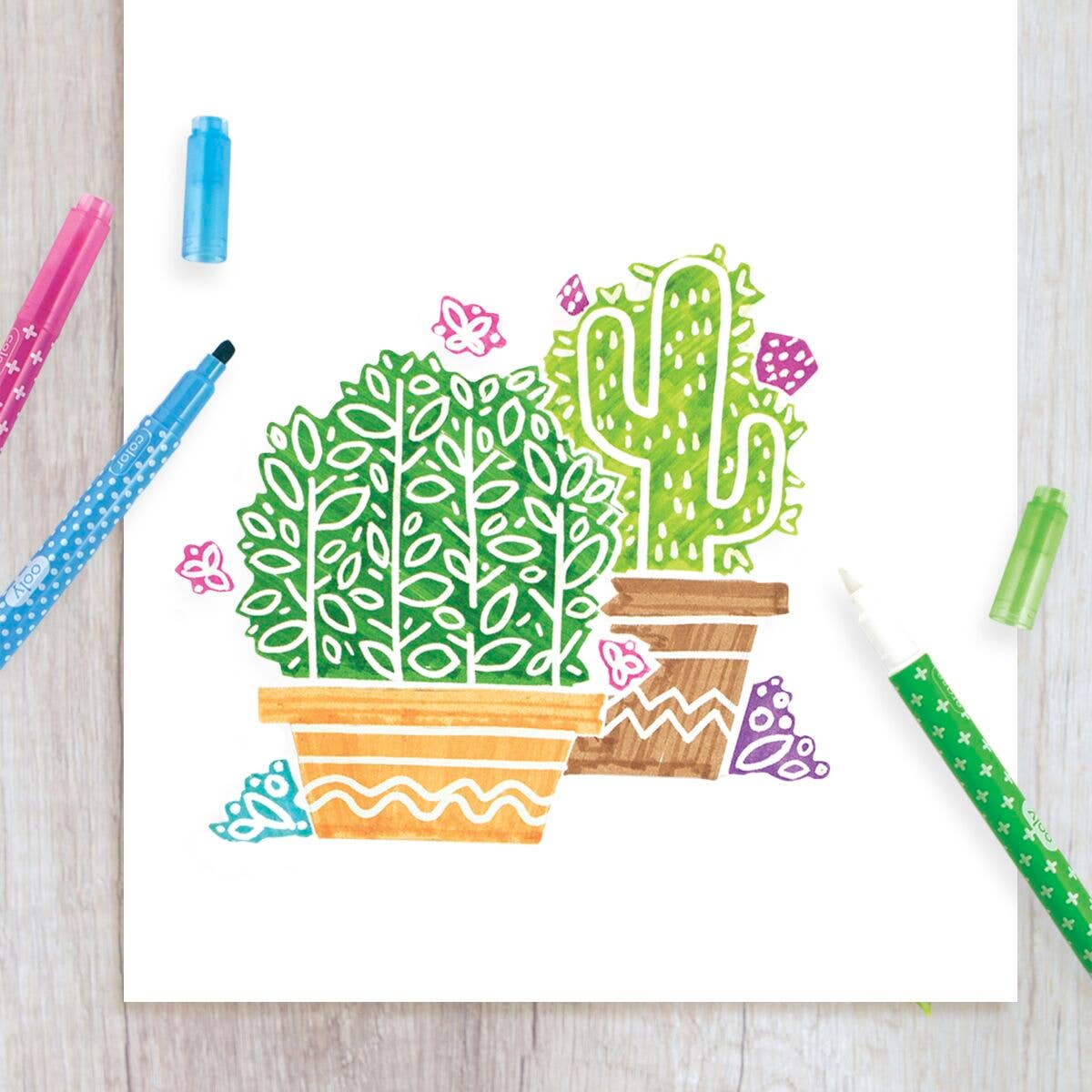 OOLY - Wholesale Markers - Kids & Baby - Make no Mistake!: Erasable Markers (Set of 12)3