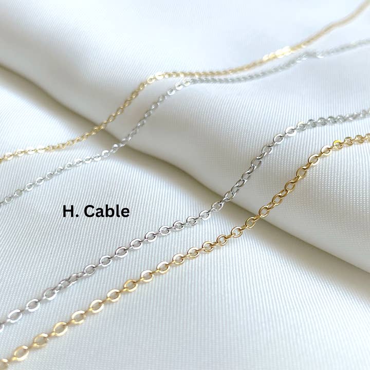 Blueyejewelry - Wholesale Link & Chain Necklace - Dainty Silver Necklaces - Stainless Steel Chain Necklaces11