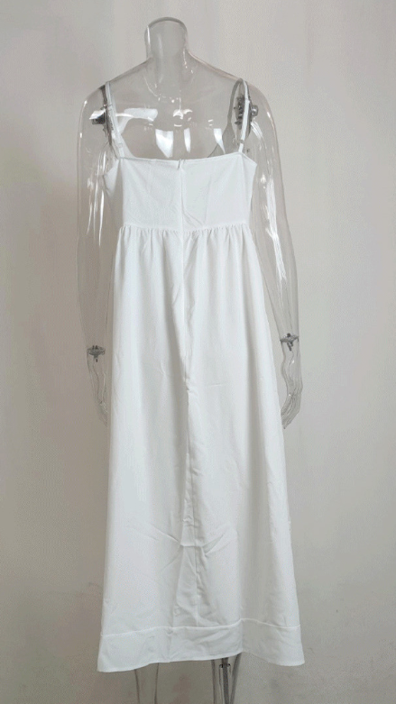 HIDDENBRAND - Wholesale Dress - Women's - Marine Life print spaghetti strap sundress12