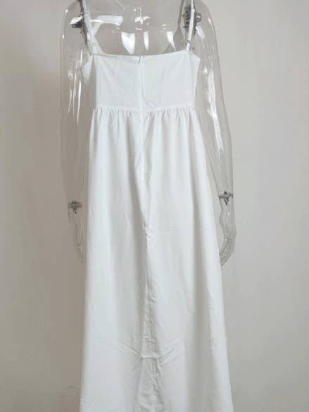 HIDDENBRAND - Wholesale Dress - Women's - Marine Life print spaghetti strap sundress12