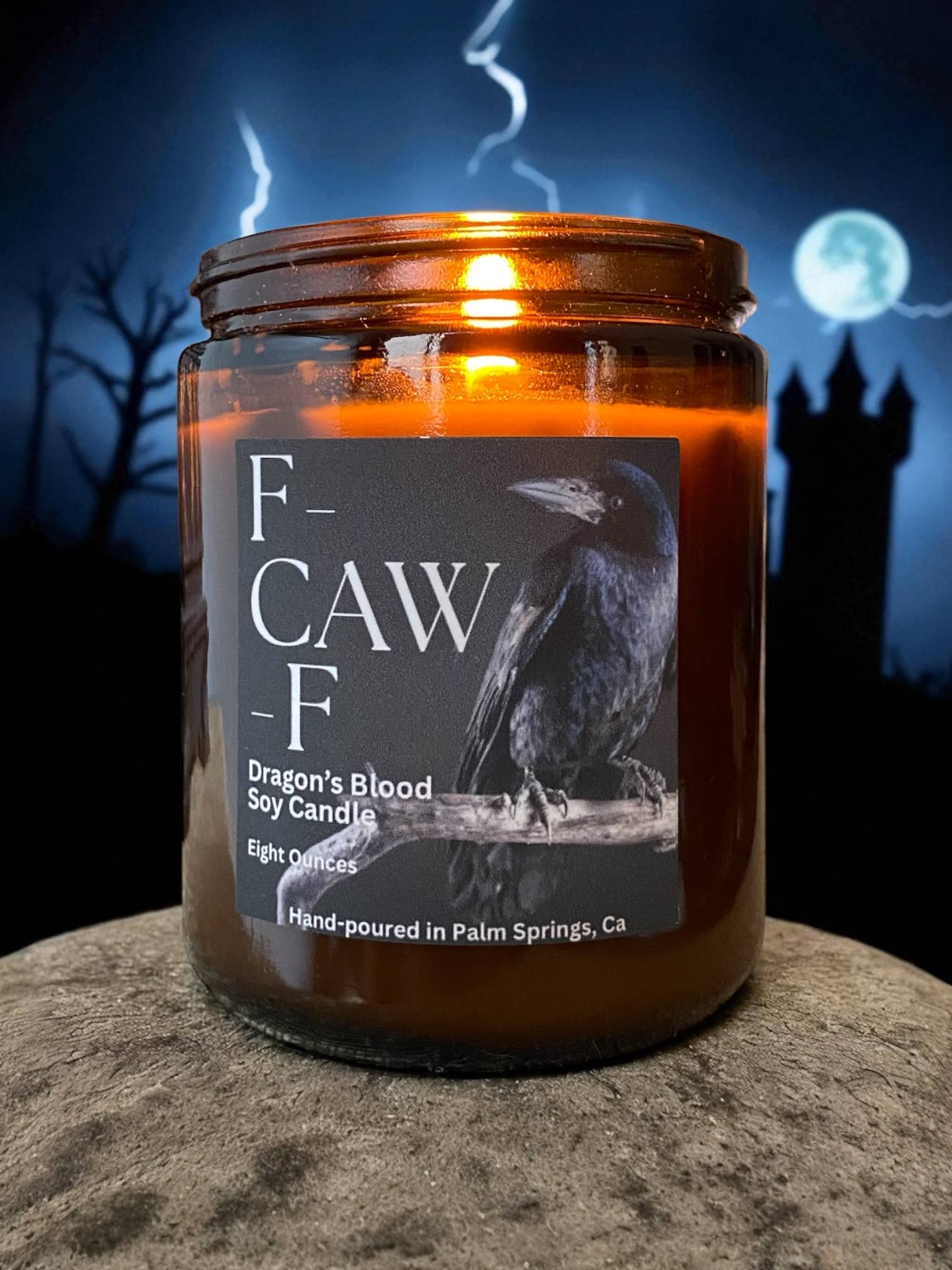 Raven’s Hearth – Großhandel Kerze im Glas / gefüllte Kerze – F-CAW-F Kerze (NSFW) | Drachenblut-Duft | Vegan5