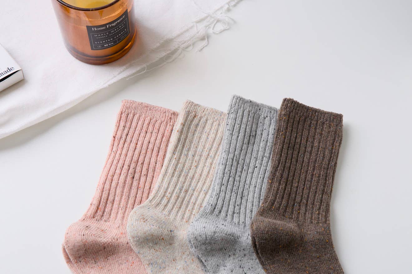 Happy Knits – wholesale Socks – Women's – Women’s Wool Blend Crew Socks – Warm & Cozy Winter Style13