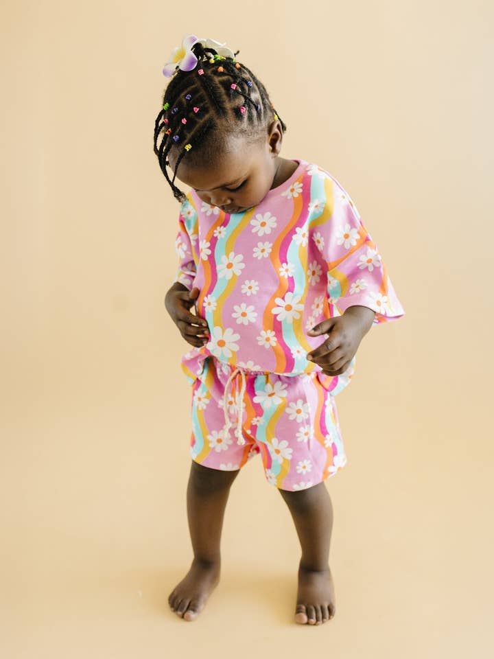 Lucky Panda Kids - Wholesale Top & Short Set - Kids - Baby & Kids Shorts Set | Groovy Daisy