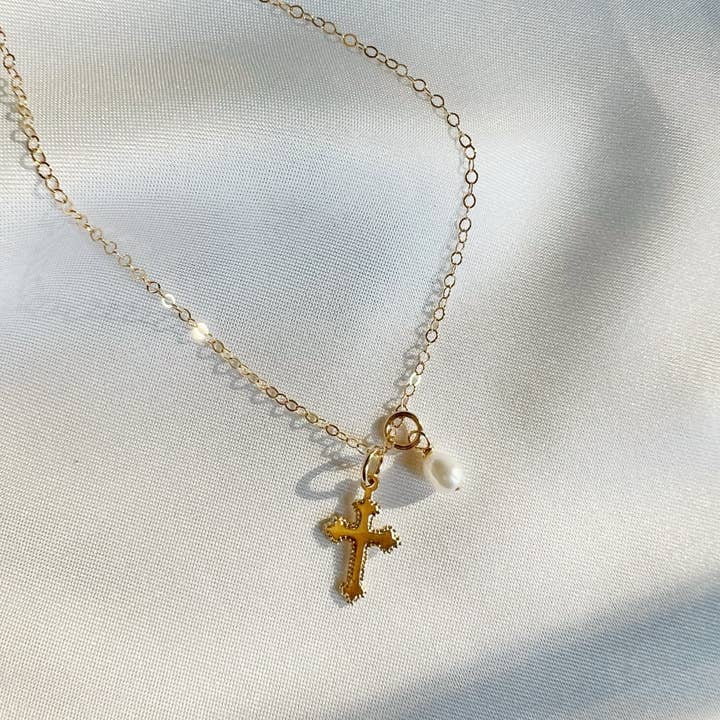 True by Kristy Jewelry - Wholesale Pendant/Charm Necklace - Truly Blessed Charm Necklace Gold Filled Sterling Silver