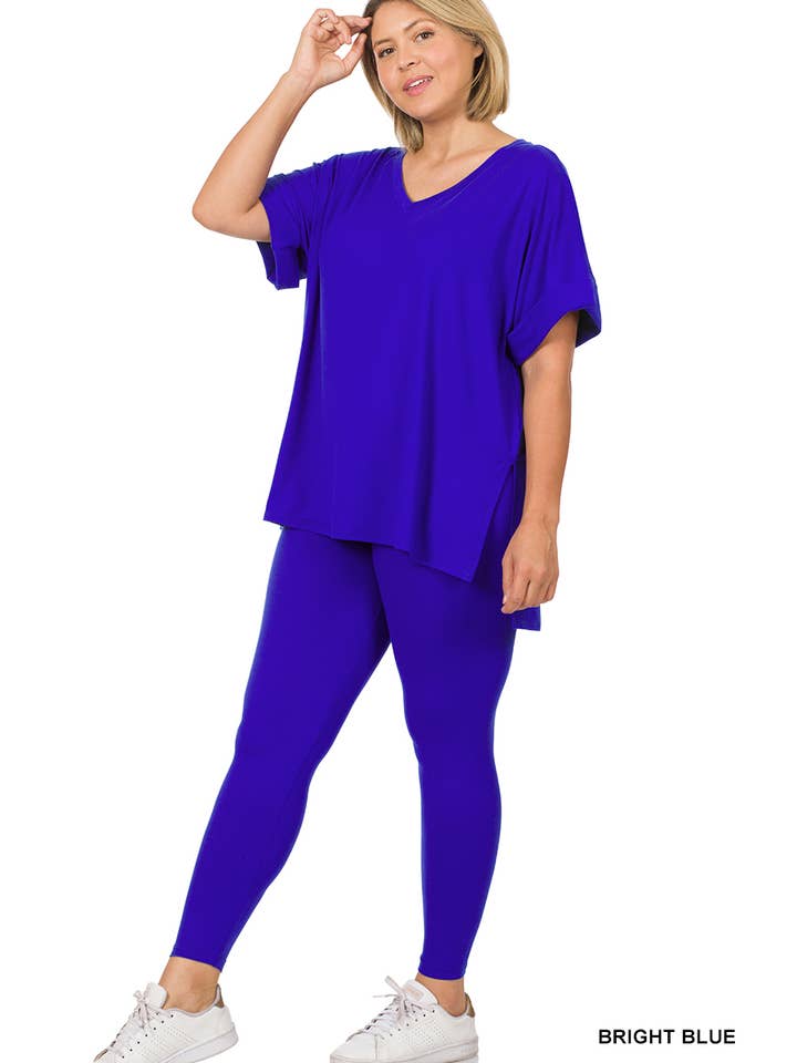 Vanilla Monkey - Wholesale Lounge Set - Women's - Plus Brushed Dty Microfiber Loungewear Set6