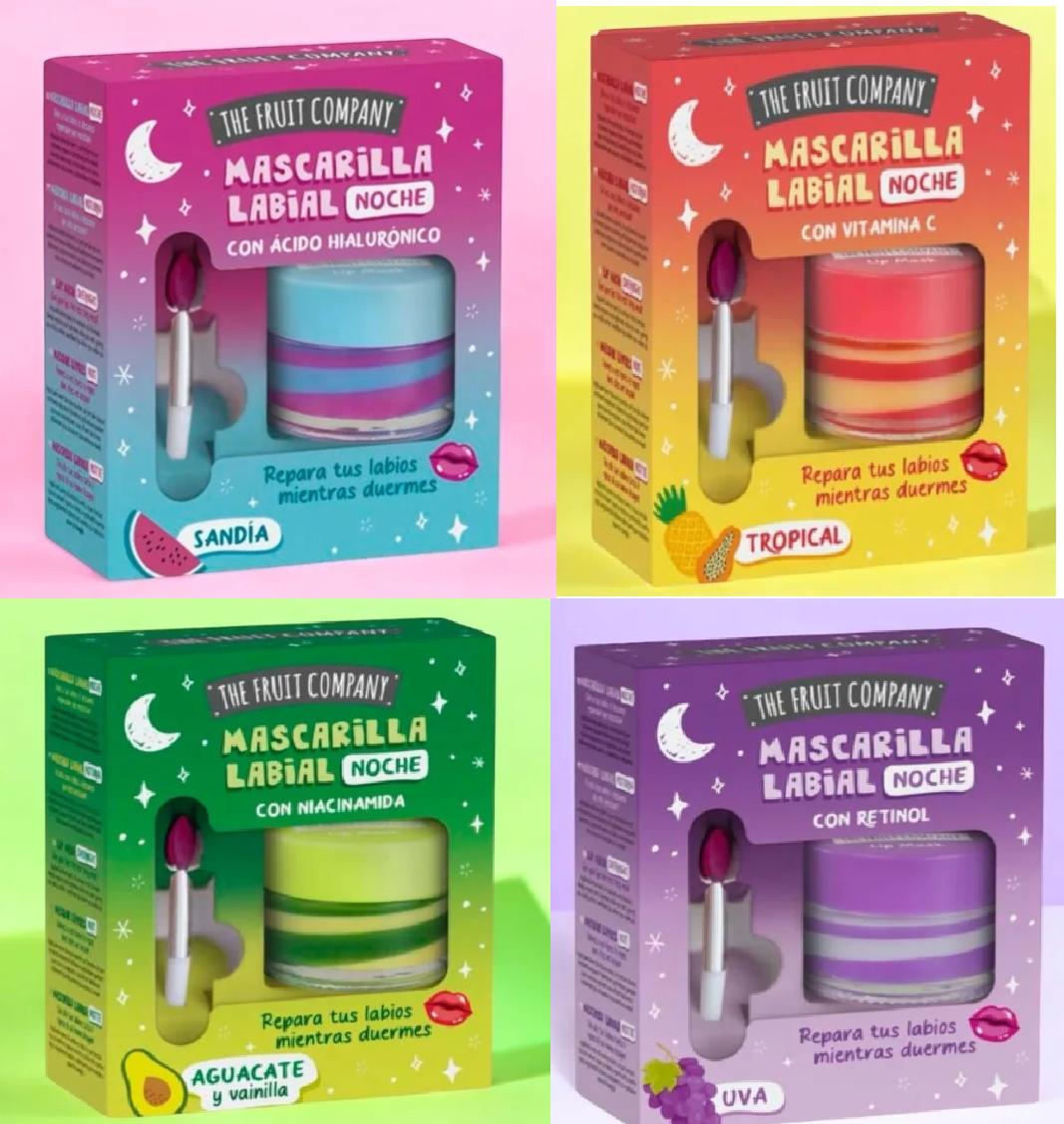 LS GROUP - Wholesale Lip Treatment/Mask - Vegan Yummy Lip Mask – The Fruit Company 🍉🍇🥑🌴0