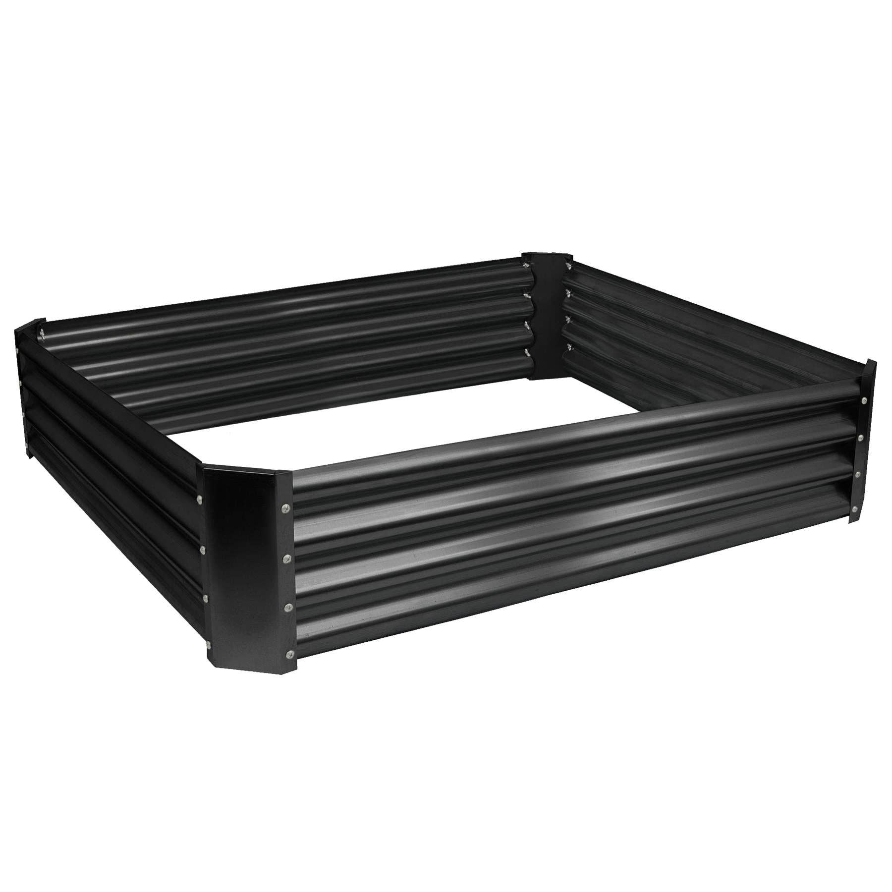 Rinkit Ltd - Wholesale Planter Box - 120cm x 120cm Square Galvanised Steel Raised Garden Bed - By Harbour Housewares4