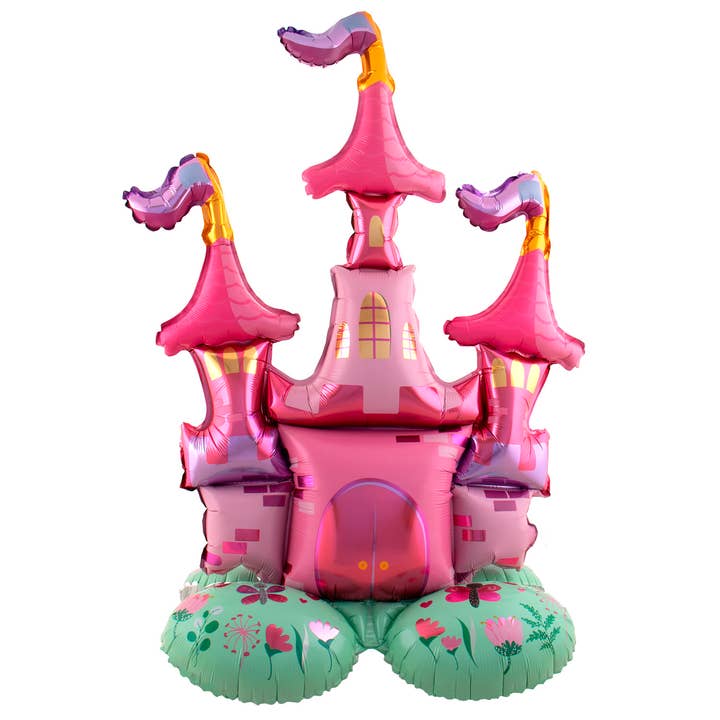 Folat BV - Wholesale Balloon - Standing Foil Balloon - Princess Castle - 65 x 90 cm0
