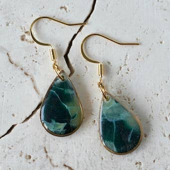 Aube Verte Crochet Goutte pour la vente par Aether & Nox