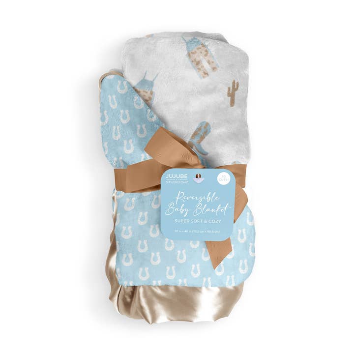 Reversible Baby Blanket Howdy Partner Blue and other Purchase Wholesale bluey blanket. Free Returns & Net 60 Terms on Faire trending on Faire.