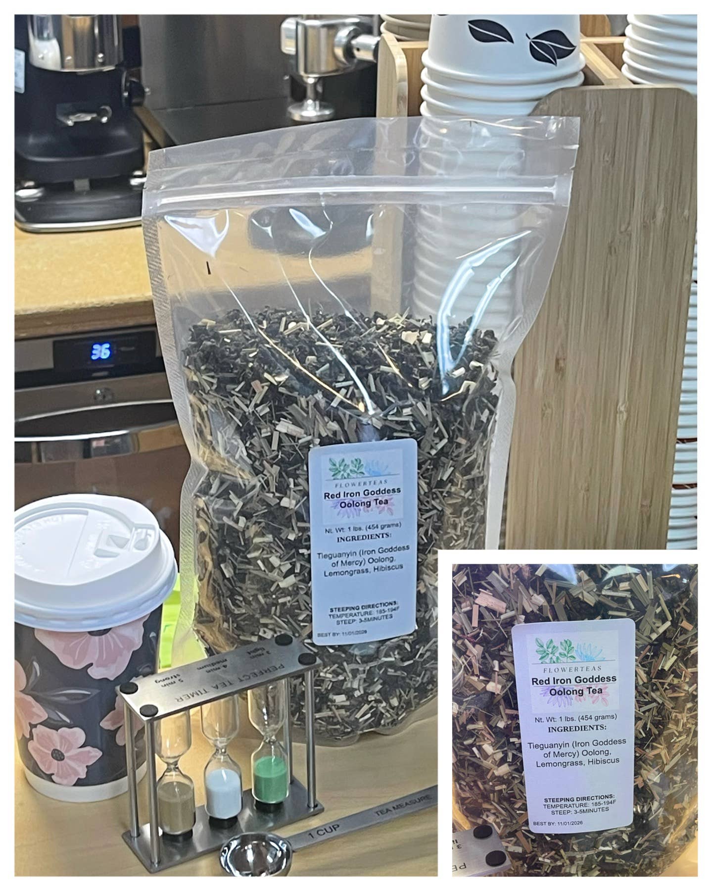 FlowerTeas – Engroshandel Løs te – Løsbladet te i løs vægt 1 lbs Kommerciel brygning Fødevareservice28