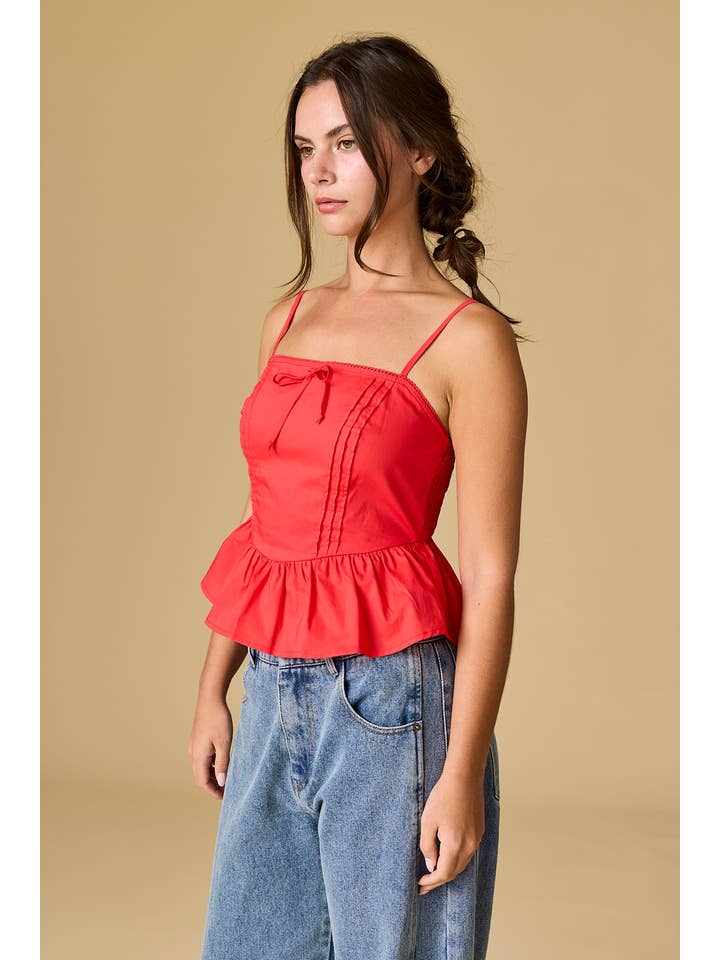 Papermoon - Wholesale Blouse - Women's - PT50385 - Everly Pleated Woven S/L Top