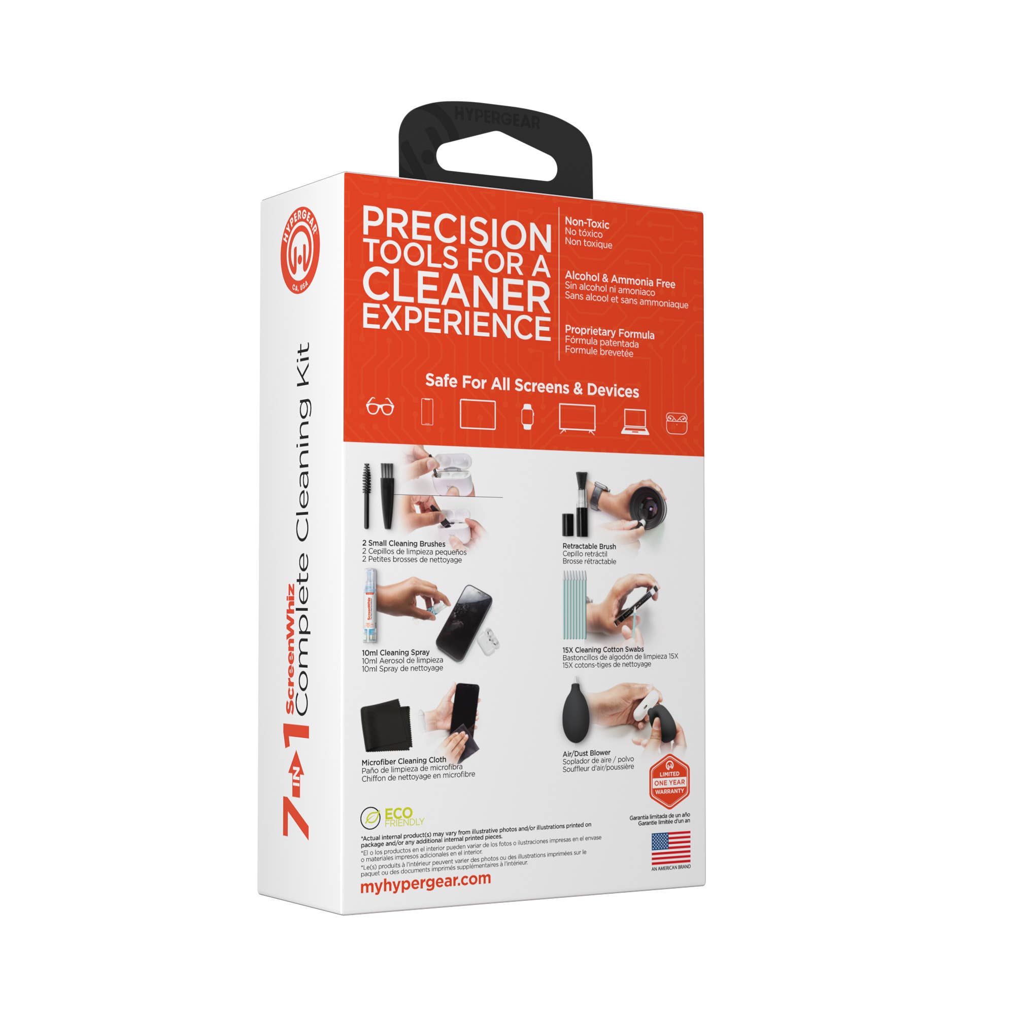 JupiterGear Home - Wholesale Cleaning Cloth - HyperGear ScreenWhiz 7-in-1 Complete Tech Cleaning Kit11