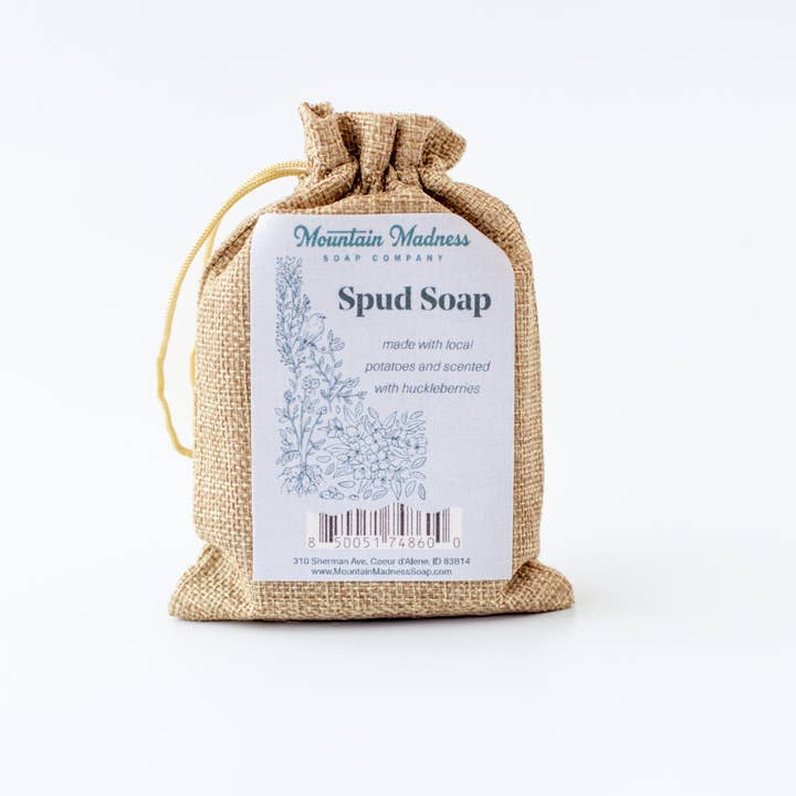 Mountain Madness Soap Co. - Wholesale Bar Soap - Idaho Spud Handmade Soap | Huckleberry & Potato Fiber2
