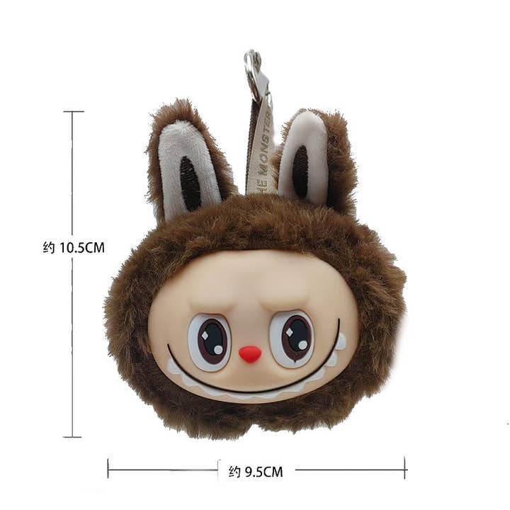 Auraquise - Wholesale Keychain - Kids - Lalububu Plush Keychain Cute Bag Car Key Accessory 4 Colors