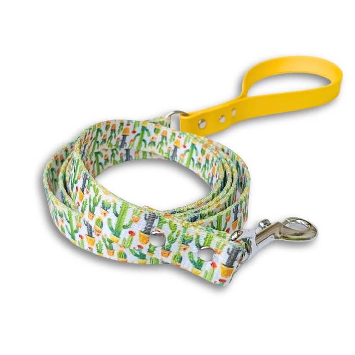 Guinzaglio per cane bicolore motivo cactus per la vendita all'ingrosso da parte di Stylidog
