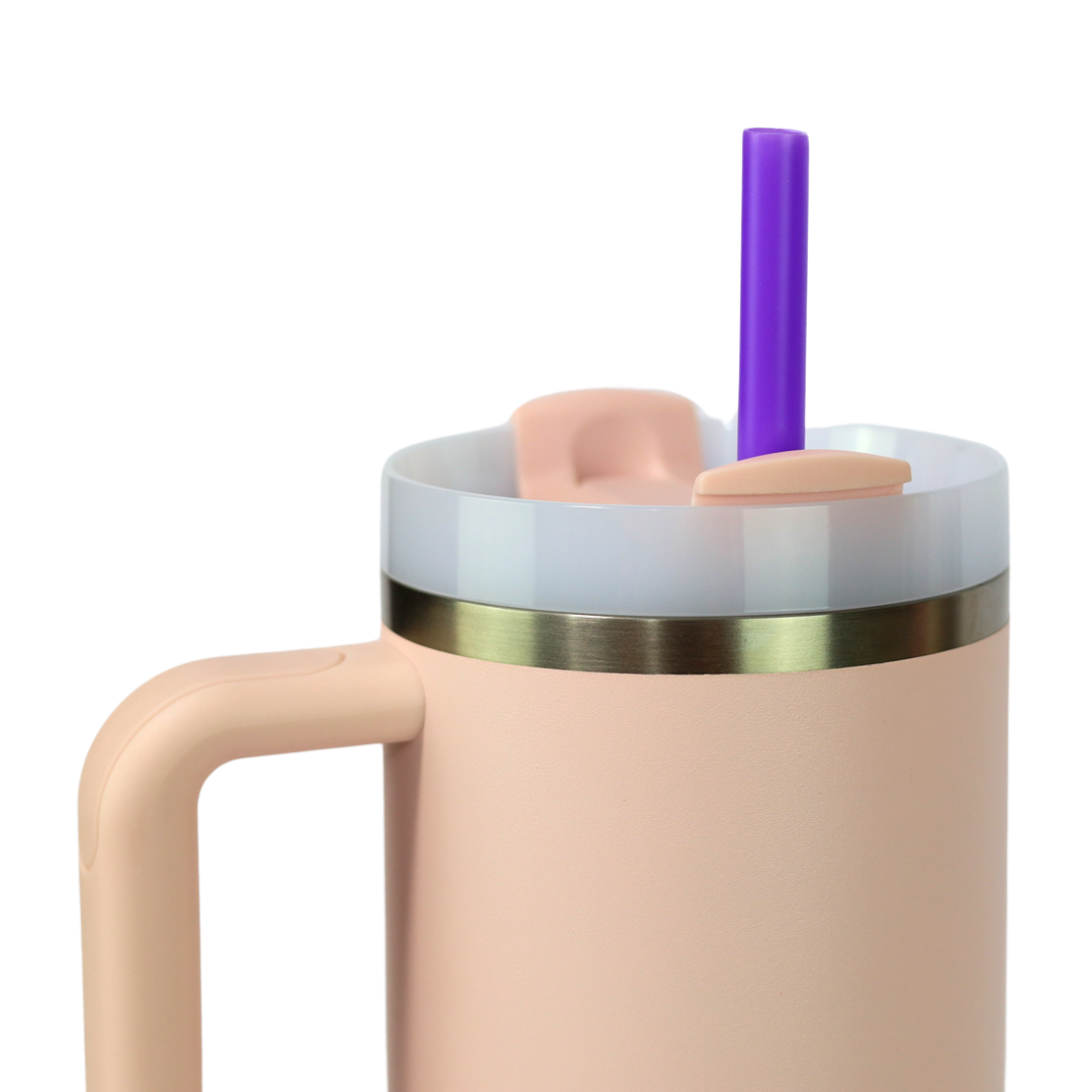 CharCharms - Wholesale Drinking Straw - 40oz Mixed Solid Straws (6 PK)4