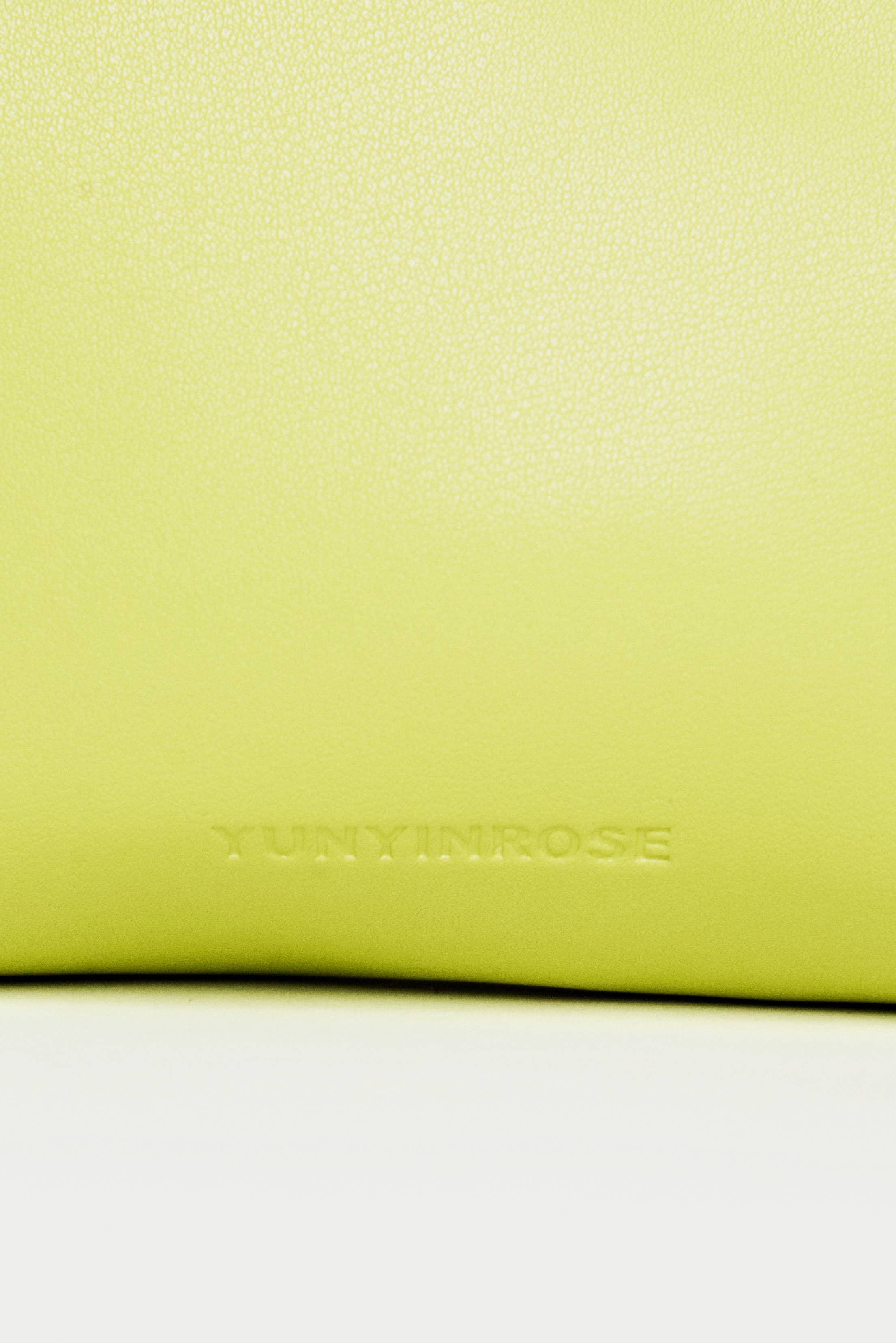 Yunyinrose - Wholesale Top Handle Bag - Women's - Lime green gyoza bag mini beef skin6