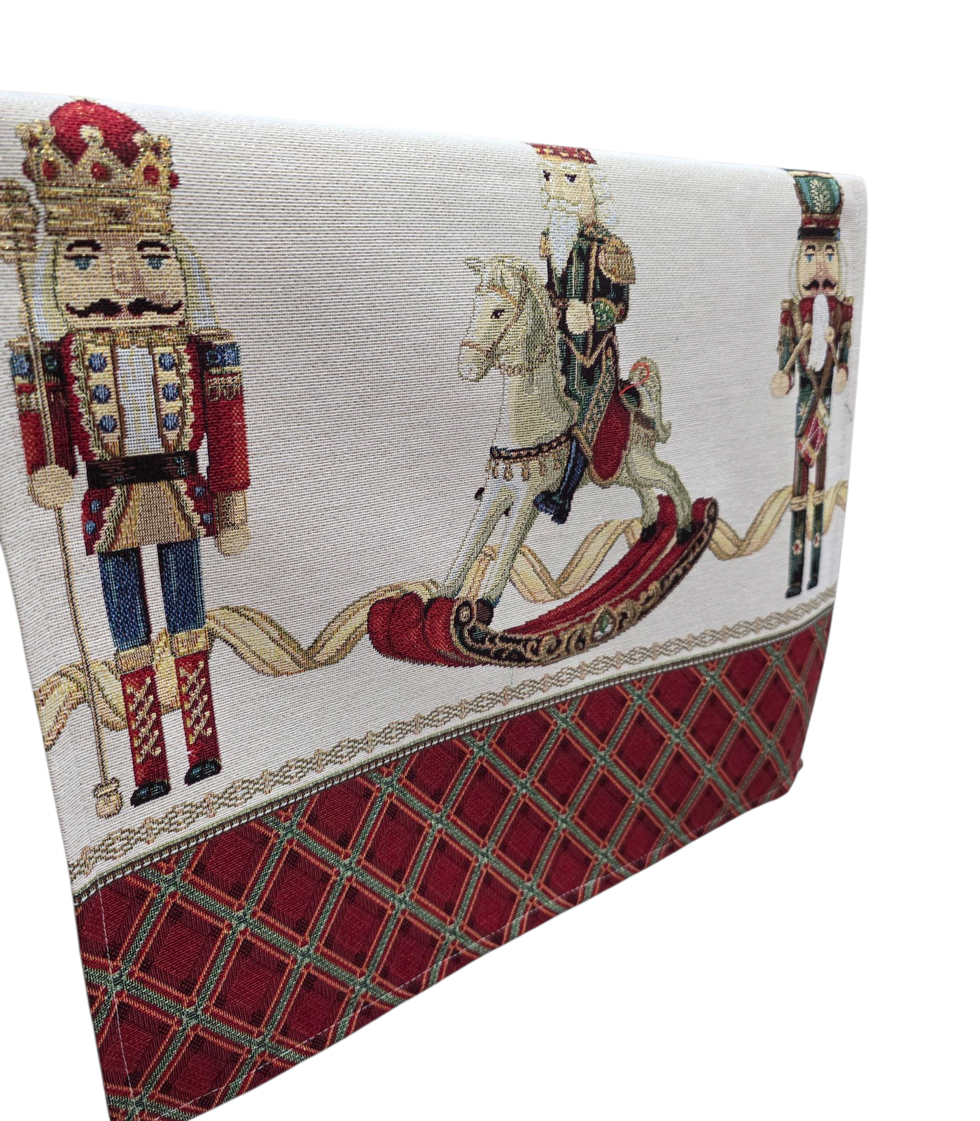 Lunaria Lab - Wholesale Table Runner - Christmas Runner Nutcracker Lurex in Gobelin2