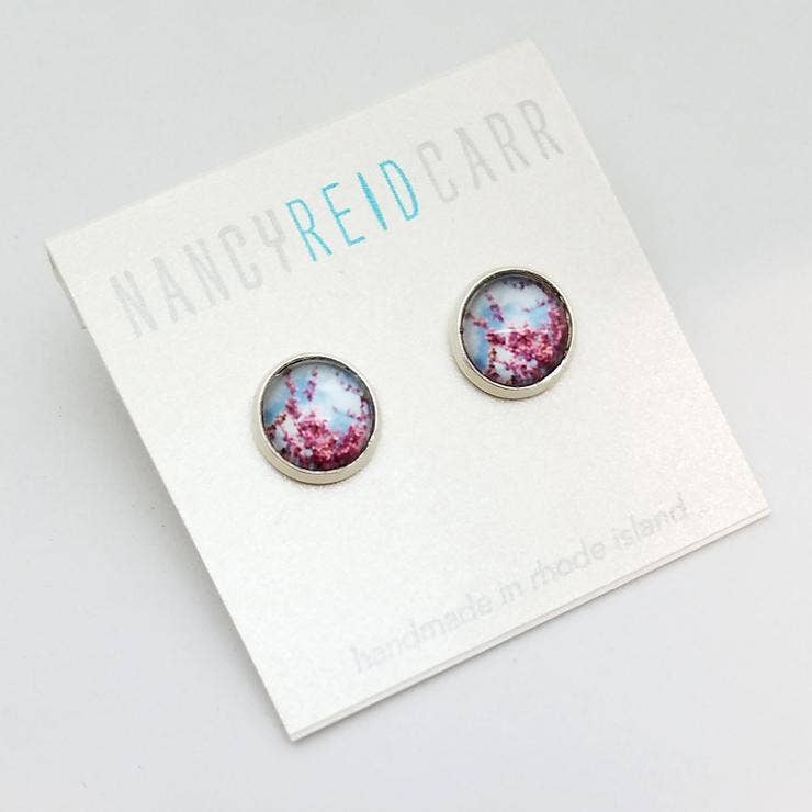 Nancy Reid Carr - Wholesale Stud/Post Earrings - Nature Earrings Post - Cherry Sky0
