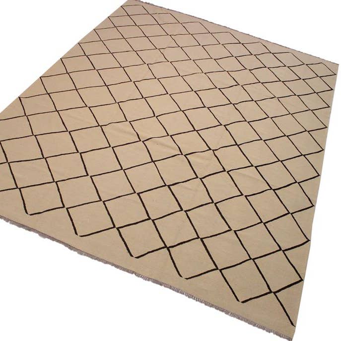 Modern Turkish Kilim Annette Hand-Woven Wool Rug - 9'10'' x 13'0'' for wholesale by Arshs Fine Rugs