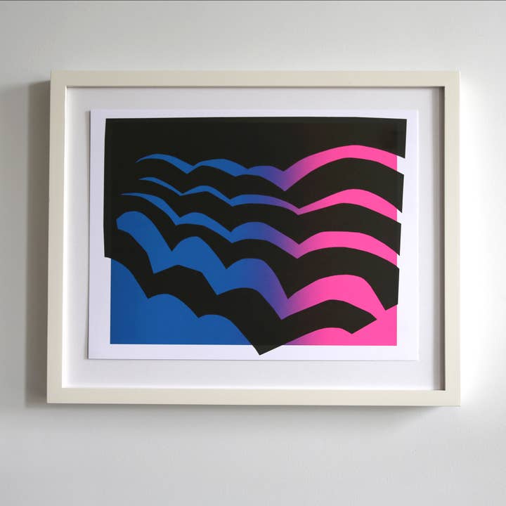 Affiche Nuages pour la vente par Pink Door Store