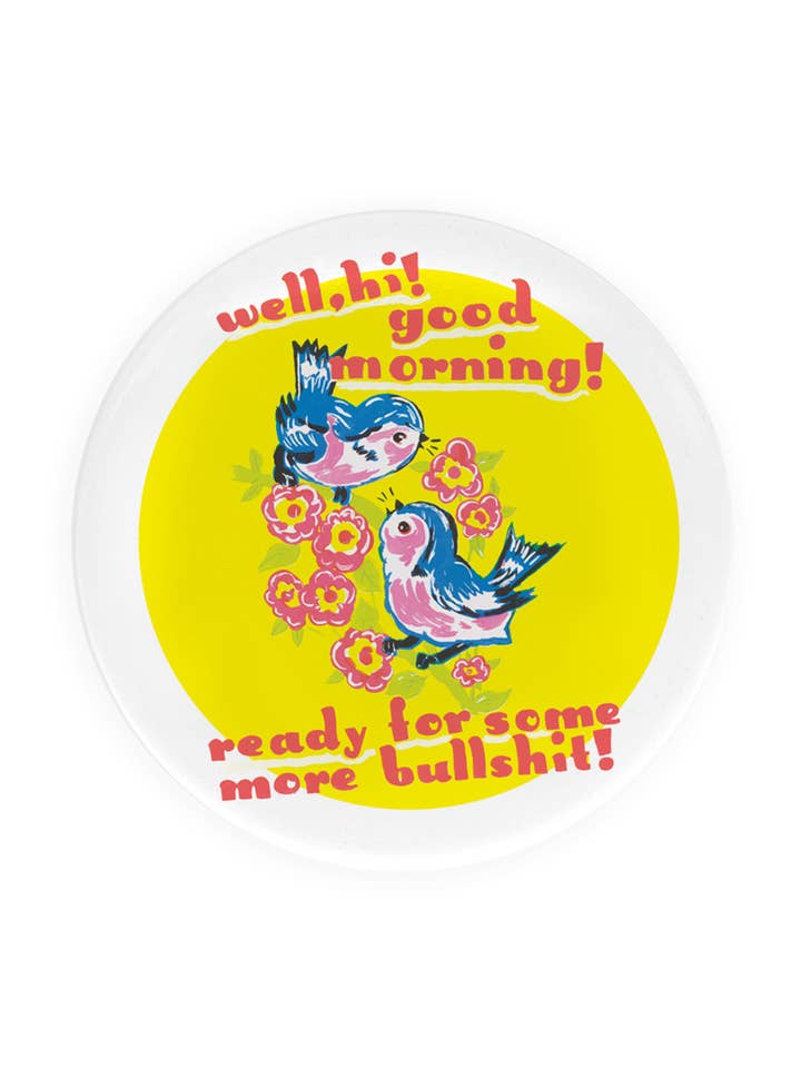 Grappig Cadeau - Goedemorgen Spiegel door Magda Archer voor wholesale door Brainbox Candy