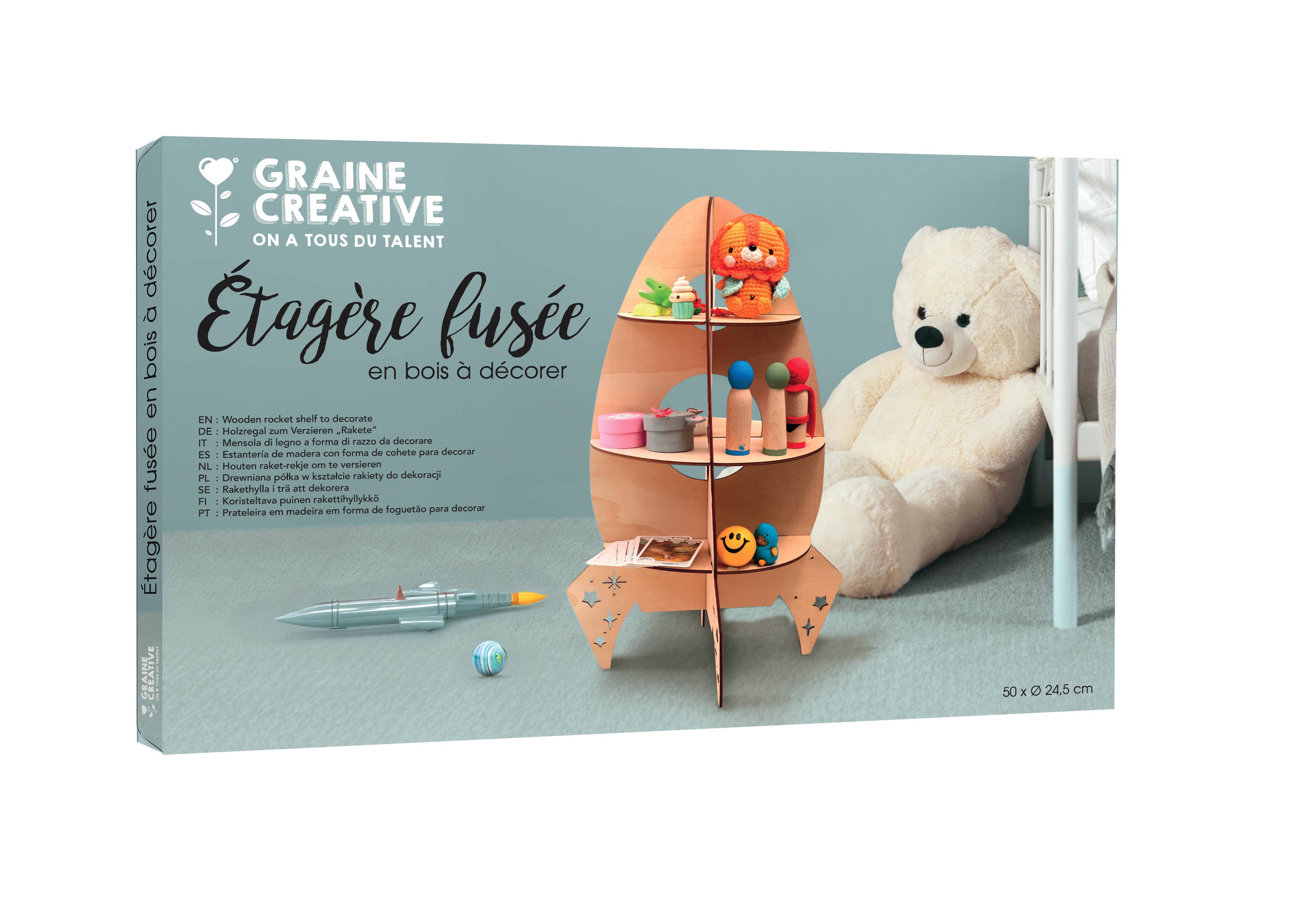 Graine Créative - Wholesale Wood Toy - Kids - ROCKET SHELF1