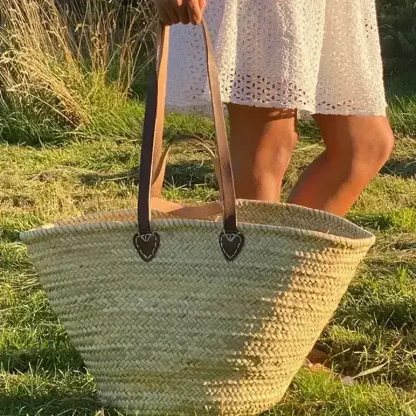 High crafty - Wholesale Beach Bag - Sac Panier en Paille Marocain Fait Main – Accessoire d’Été C4