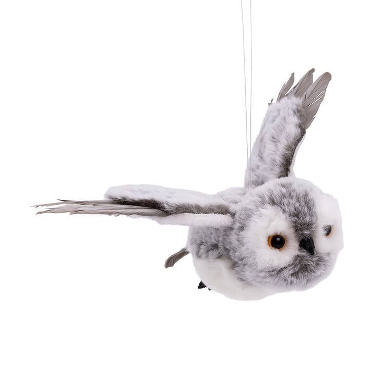 8"FLYING GRAY OWL ORN for wholesale by Kurt S. Adler, Inc.