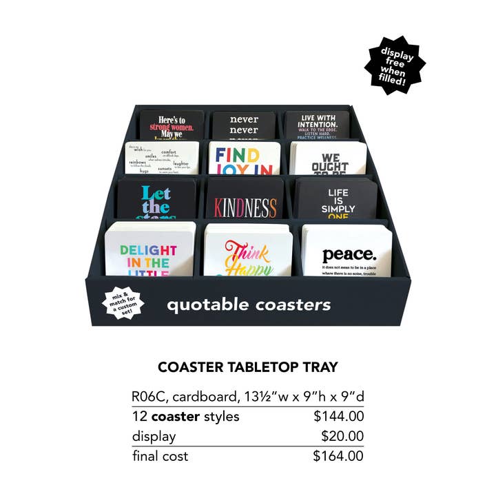 Quotable - Wholesale Coasters - Coasters - CS158- My Wish For You (Anonymous)3