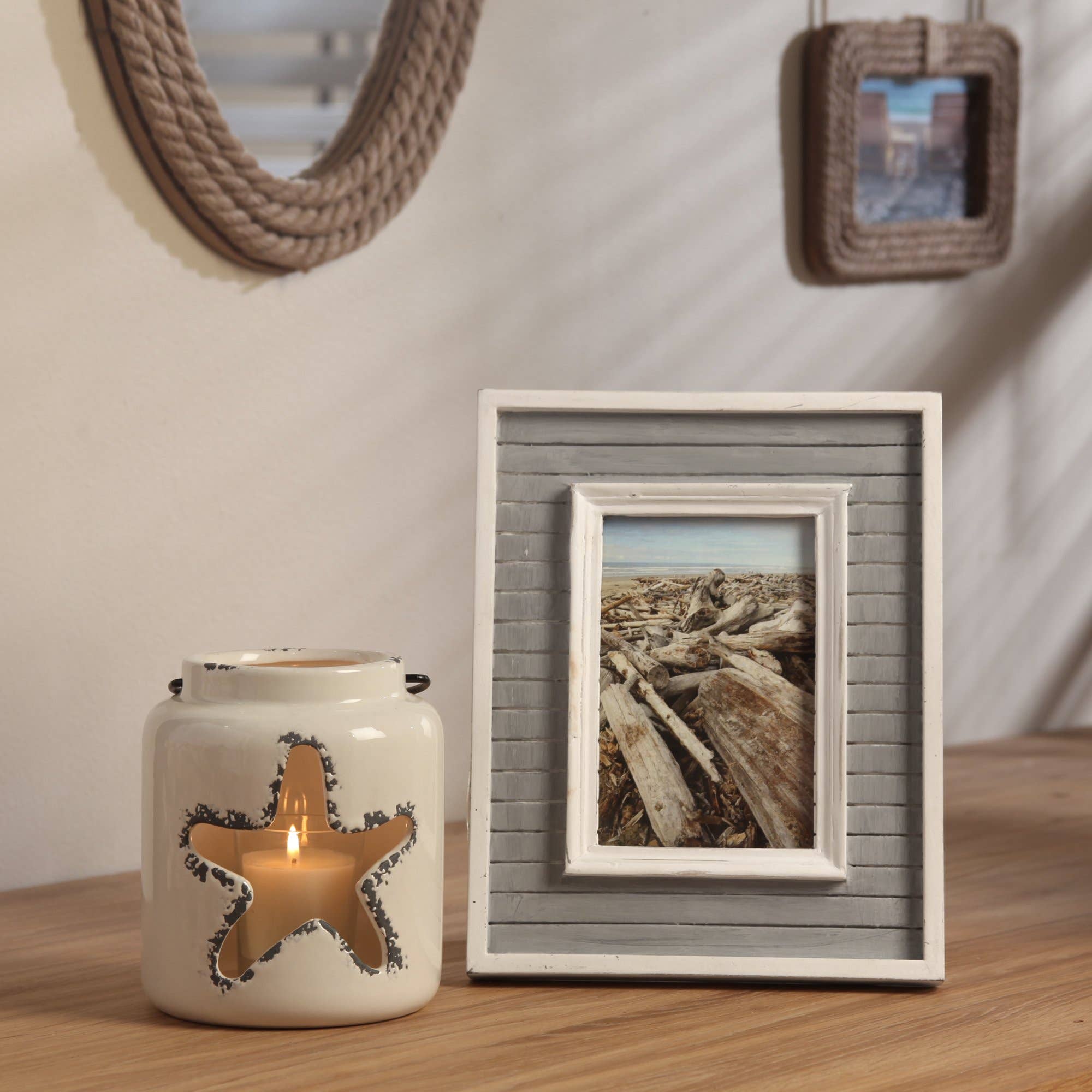 Hosley - Wholesale Candle Holder - Hosley® CERAMIC CANDLE HOLDER 5.5IN H1