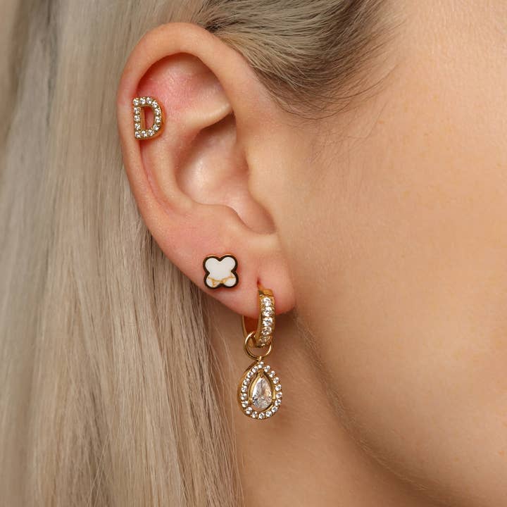 Glamour Drop earrings | 18K gold plated for wholesale by Schmuckgroßhandel