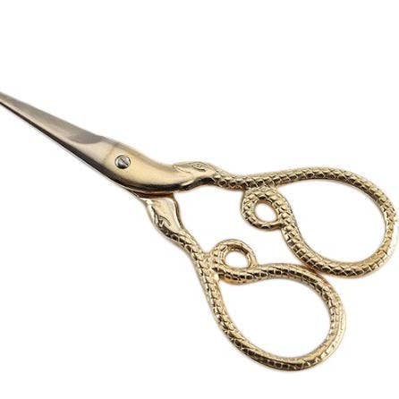 Rogue Paq - Wholesale Scissors - Python Gold-Tone Scissors 4"1