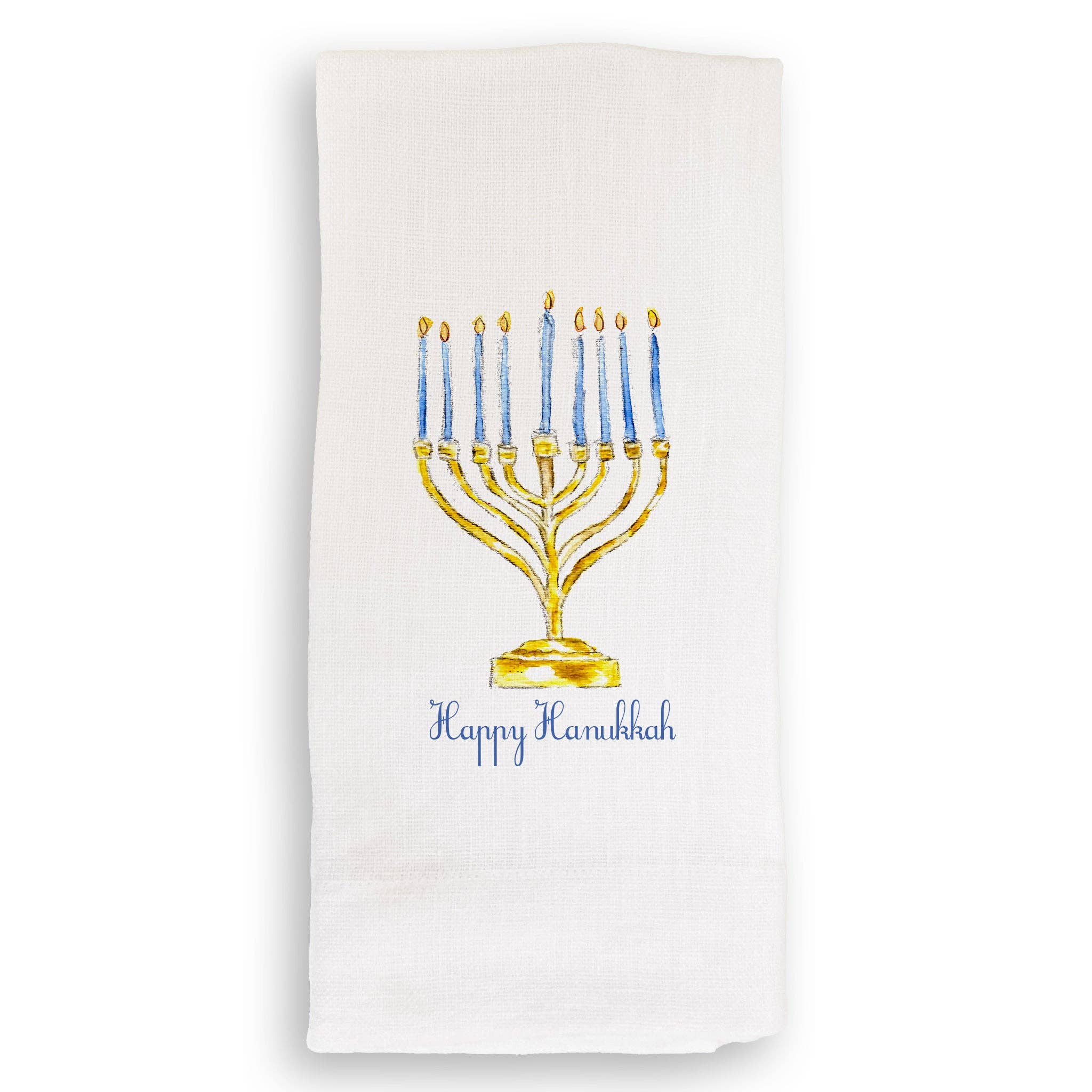 French Graffiti - Vente Torchons - Menorah avec Happy Hanukkah2