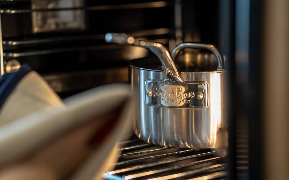 samuel groves - Wholesale Saucepan - Classic 16cm Stainless Steel Triply Saucepan with Lid6