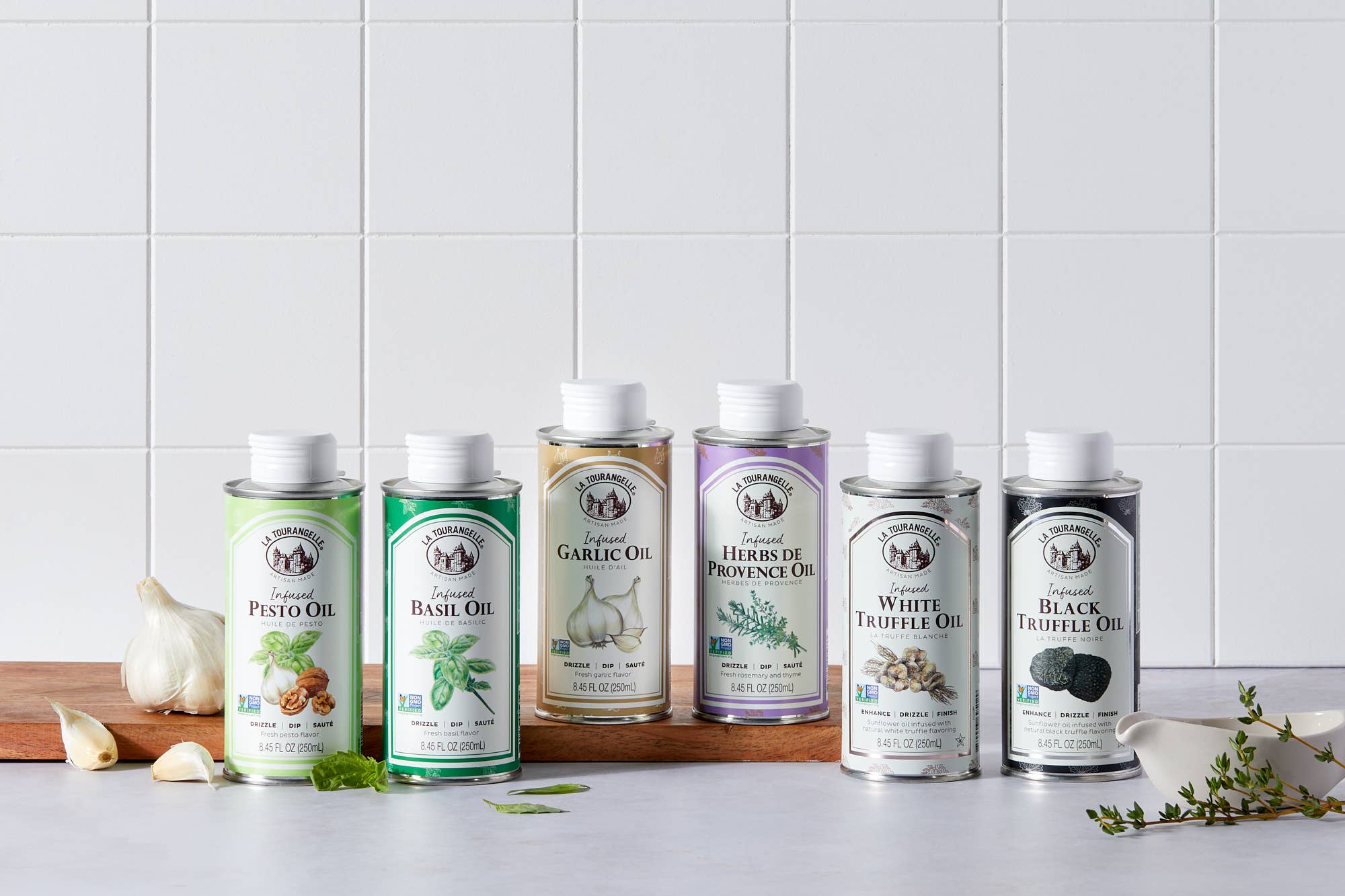 La Tourangelle - Wholesale Cooking Oil - La Tourangelle Basil Infused Oil, 8.45 Fl Oz - 6 Units8