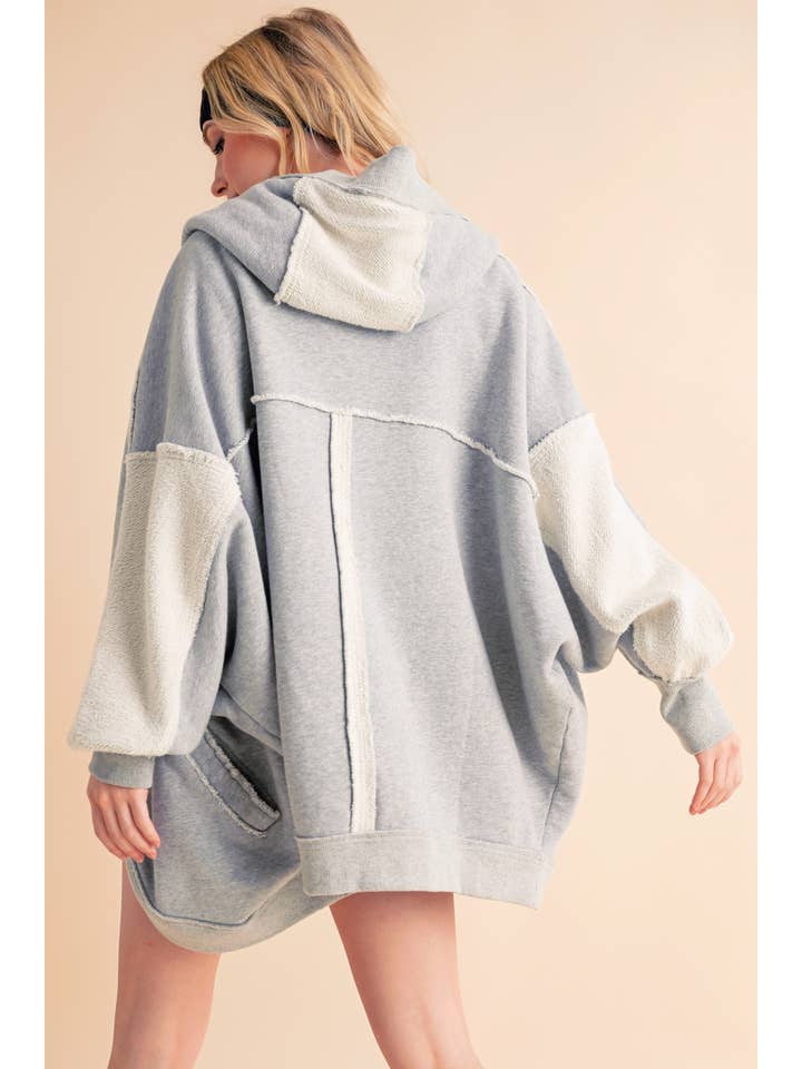 AEMI + CO - Wholesale Cardigan - Women's - 5134FK Janely Hooded Cardi 1