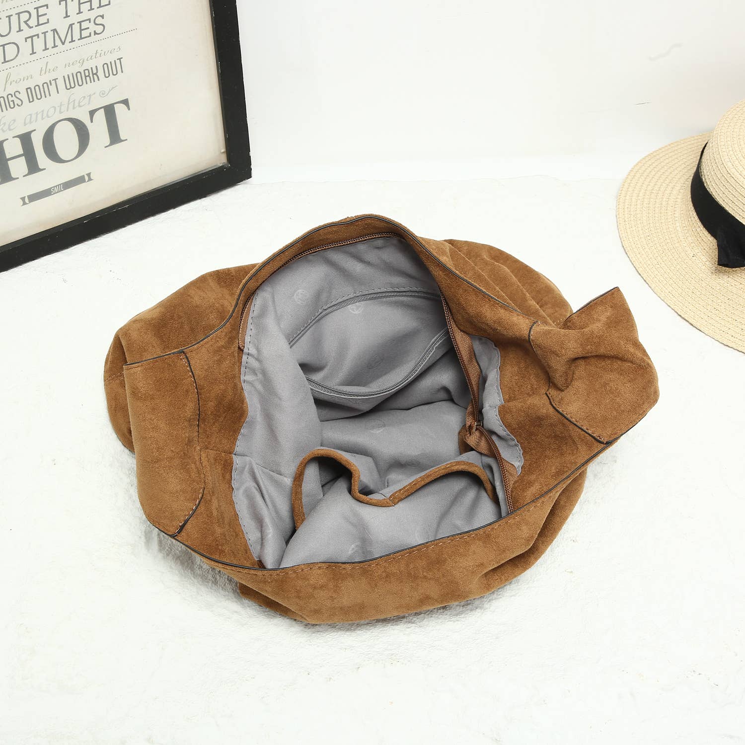 House of Milano - Venta al por mayor Bolso con correa - Mujer - Bolso de Gamuza Vegana 2545510