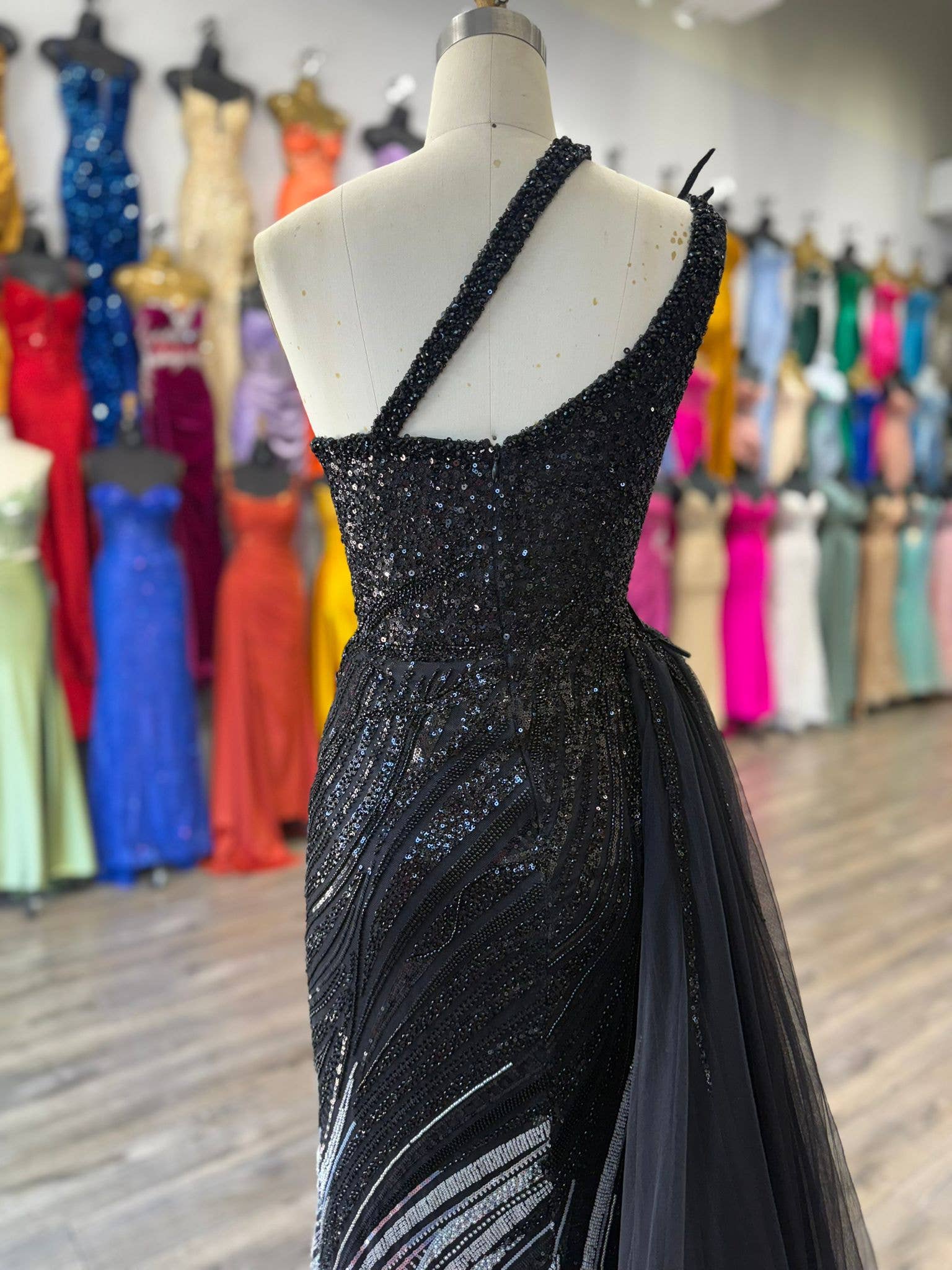 La Veneto - Wholesale Dress - Women's - LAPIS LUXE BEAD GOWN7