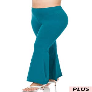 High Waist Ribbed Flare Pants – Marys Boutique