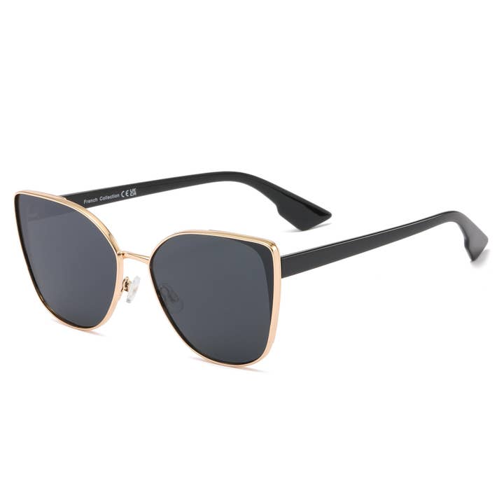 Dynasol Eyewear – Großhandel Sonnenbrille – Damen – Modische Katzenaugen-Sonnenbrille aus Metall