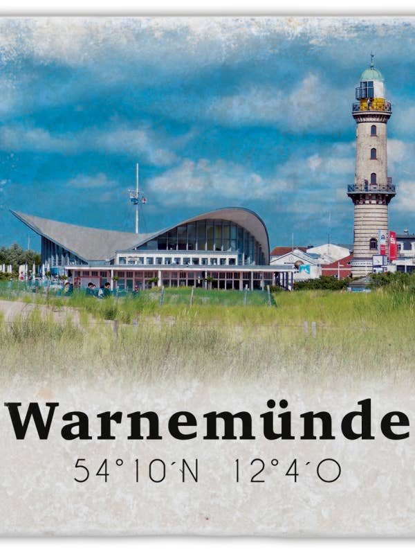 Posavasos de mármol Rostock coordina Warnemünde para venta al por mayor de Gespänsterwald