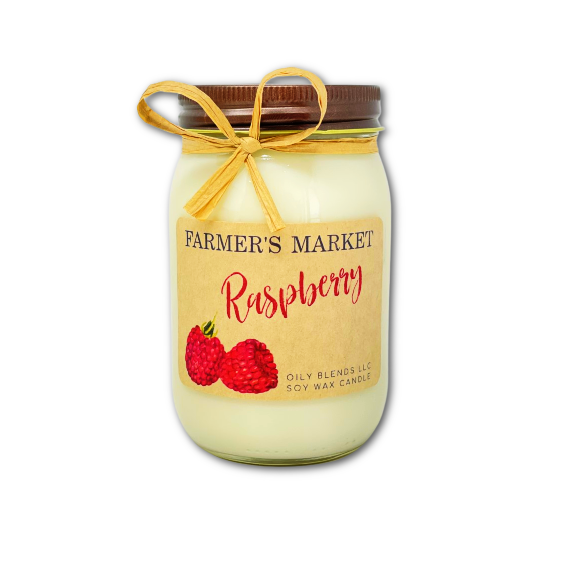 Oily Blends - Wholesale Jar/Filled Candle - Jumbo Farmer's Market Candles - 100 Hour Burn Time12